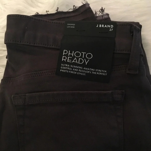 J Brand Demented Grey Distressed Stretch Jeans - Picture 4 of 6